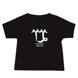 Capricorn Aquarius Zodilinks Baby Jersey Short Sleeve Tee