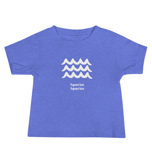 Aquarius Aquarius Zodilinks Baby Jersey Short Sleeve Tee