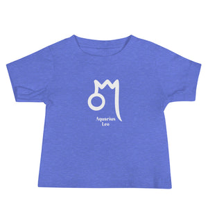 Aquarius Leo Zodilinks Baby Jersey Short Sleeve Tee