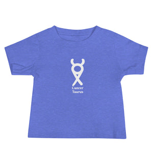 Cancer Taurus Zodilinks Baby Jersey Short Sleeve Tee