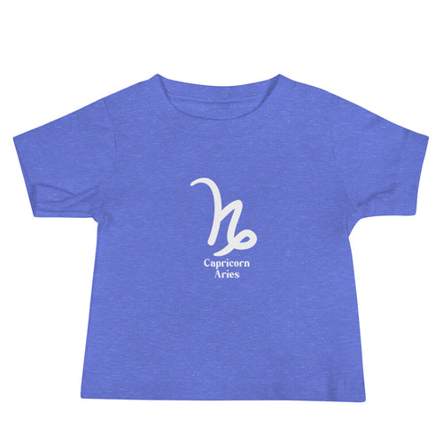 Capricorn Aries Baby Jersey Short Sleeve Tee