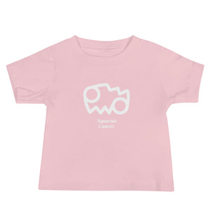 Aquarius Cancer Zodilinks Baby Jersey Short Sleeve Tee