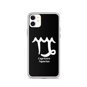 Aquarius Capricorn Zodilinks iPhone Case