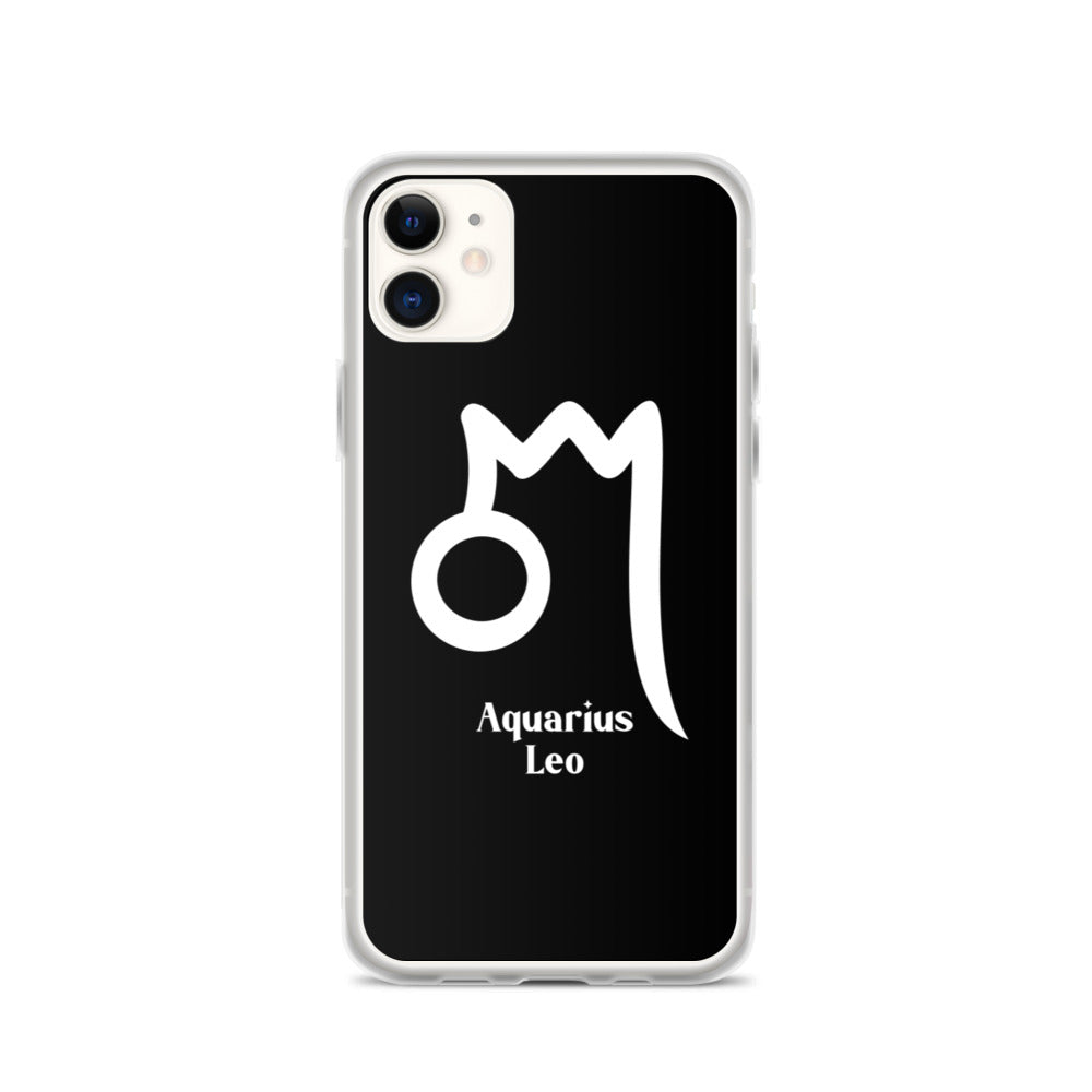 Aquarius Leo Zodilinks iPhone Case