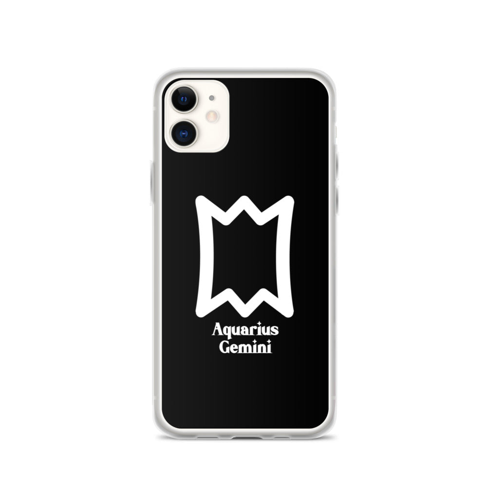 Aquarius Gemini Zodilinks iPhone Case