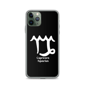 Aquarius Capricorn Zodilinks iPhone Case