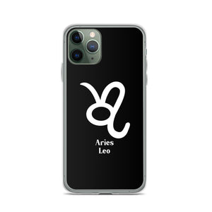 Aries Leo Zodilinks iPhone Case