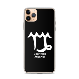 Aquarius Capricorn Zodilinks iPhone Case