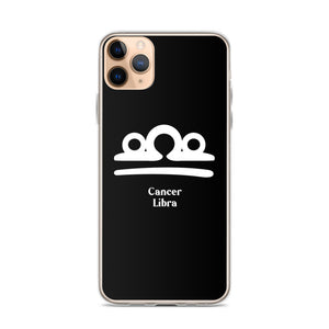 Cancer Libra Zodilinks iPhone Case