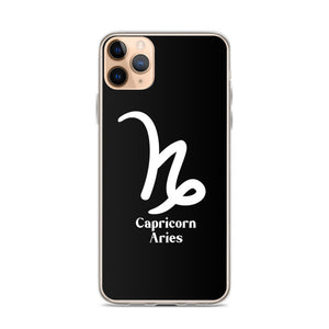 Capricorn Aries iPhone Case