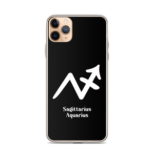 Aquarius Sagittarius iPhone Case