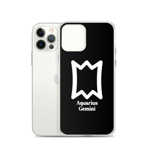 Aquarius Gemini Zodilinks iPhone Case