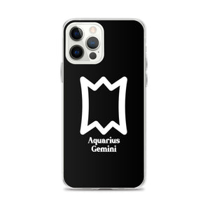 Aquarius Gemini Zodilinks iPhone Case