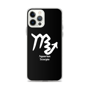 Aquarius Scorpio Zodilinks iPhone Case