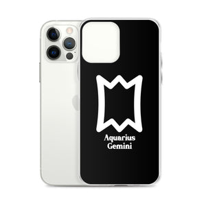 Aquarius Gemini Zodilinks iPhone Case