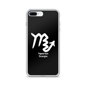 Aquarius Scorpio Zodilinks iPhone Case