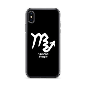 Aquarius Scorpio Zodilinks iPhone Case