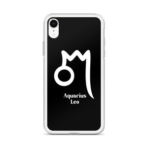 Aquarius Leo Zodilinks iPhone Case