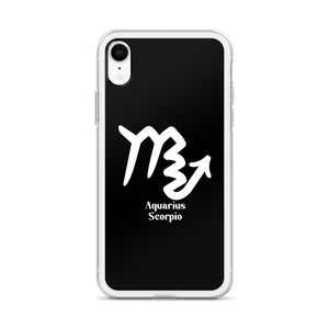 Aquarius Scorpio Zodilinks iPhone Case