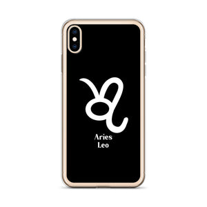 Aries Leo Zodilinks iPhone Case