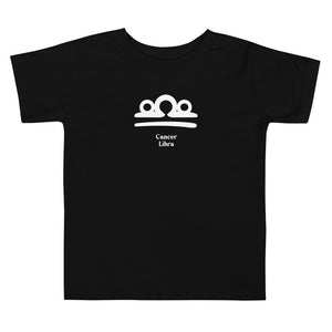 Cancer Libra Zodilinks Toddler Short Sleeve Tee