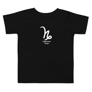 Capricorn Aries Toddler Short Sleeve Tee