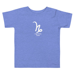 Capricorn Aries Toddler Short Sleeve Tee