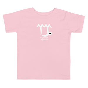 Capricorn Aquarius Zodilinks Toddler Short Sleeve Tee