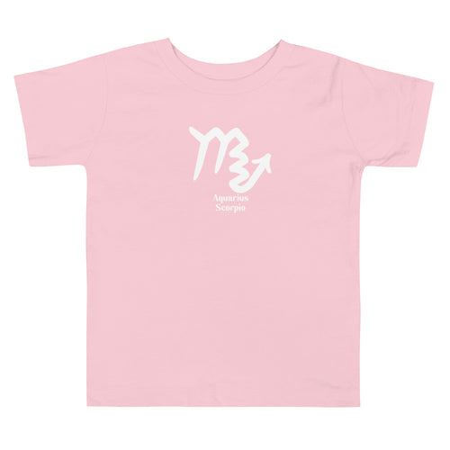 Aquarius Scorpio Toddler Short Sleeve Tee