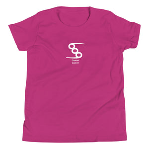 Cancer Cancer Zodilinks Youth Short Sleeve T-Shirt